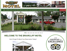 Tablet Screenshot of briarcliffmotel.com